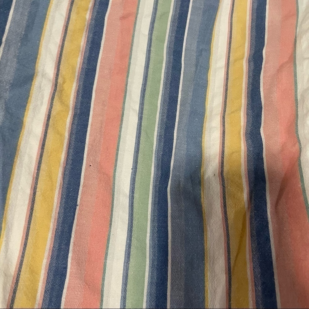 J crew yarn dyed seersucker shirt summer beach stripe - Picture 4 of 5
